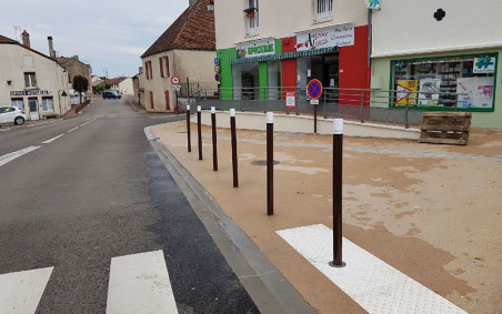 POTELET MEMOIRE DE FORME MISE EN SITUATION