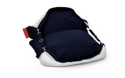 POUF GEANT PISCINE EXTERIEUR BLEU MARINE