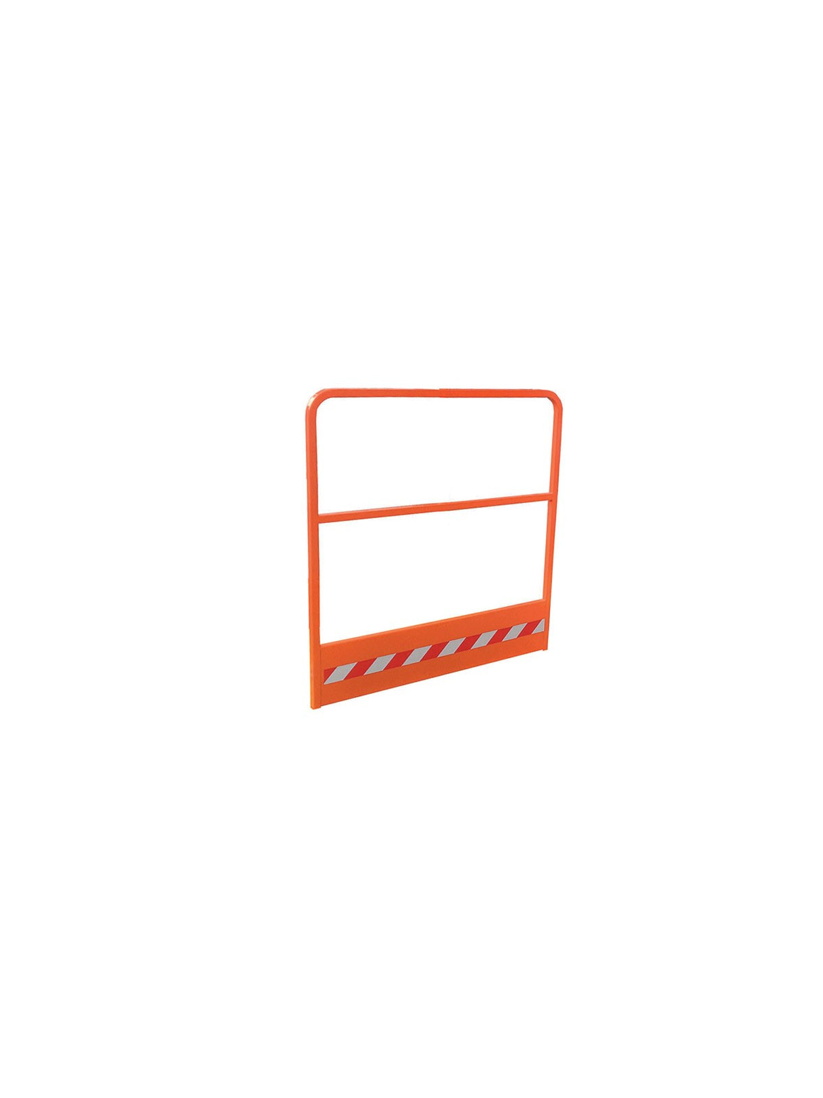 Option garde corps orange pour la sécurité des rampes des chantiers