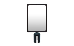 CADRE AFFICHE A4 POUR POTEAU DE GUIDAGE NOIR