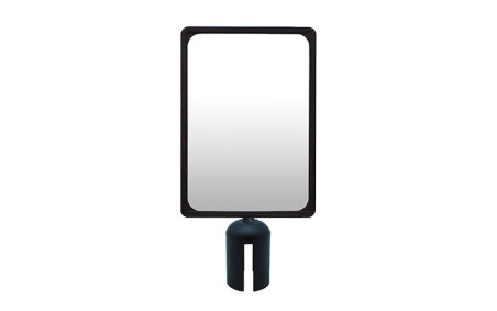 CADRE AFFICHE A4 POUR POTEAU DE GUIDAGE NOIR