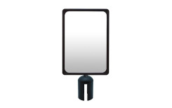 CADRE AFFICHE A3 POUR POTEAU DE GUIDAGE NOIR