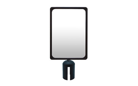 CADRE AFFICHE A3 POUR POTEAU DE GUIDAGE NOIR