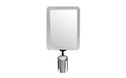 CADRE AFFICHE A3 POUR POTEAU DE GUIDAGE CHROME