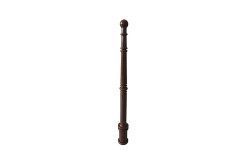 POTELET MEMOIRE DE FORME Ø 60 H. 1130 mm - MARRON