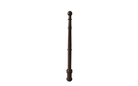 POTELET MEMOIRE DE FORME Ø 60 H. 1130 mm - MARRON