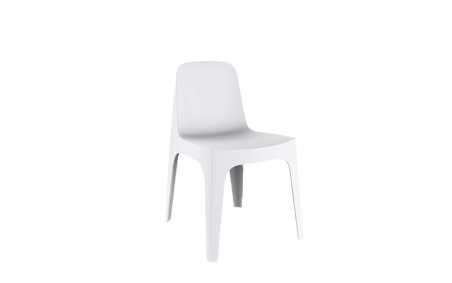 CHAISE SOLID VONDOM BLANC