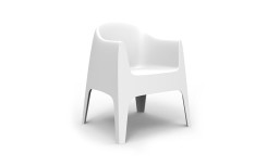 Fauteuil polyéthylène SOLID terrasse, restaurant ou espace exterieur