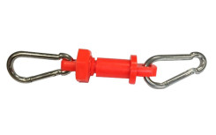 1 ATTACHE ET 2 MOUSQUETONS POUR BALISE