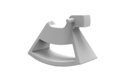 CHAISE A BASCULE ROSINANTE BLANC