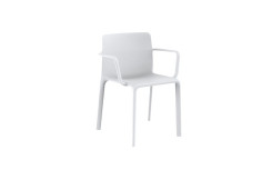 CHAISE KES AVEC ACCOUDOIRS BLANC