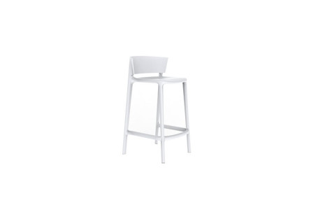 TABOURET AFRICA H. 850 BLANC