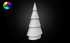 Décoration exterieur intérieur sapin FOREST lumineux et design RGBW