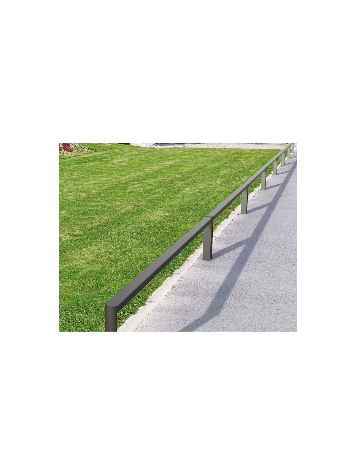 BUTOIR DE STATIONNEMENT - PEINT GRIS PROCITY