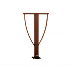 APPUI CYCLES LANET PEINT SUR PLATINE ASPECT CORTEN
STATIONNEMENT URBAIN POUR VÉLO MOBILITÉ VERTE ÉCOLOGIQUE