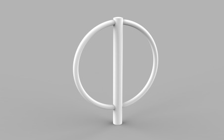 SUPPORT VELO OTAVIA PEINT BLANC