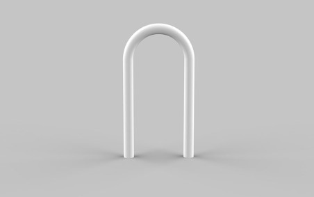 EPINGLE Ø 60 mm ACIER PEINT BLANC