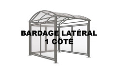 BARDAGE LATERAL 1 COTE - ABRI CYCLE VERNON LARGE