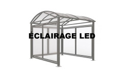 Éclairage led option pour stationnement exterieur abri cycle VERNON