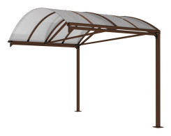 EXTENSION ABRI VOUTE VERNON XXL MARRON