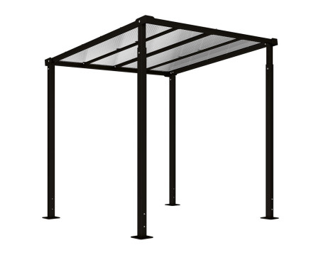 ABRI CYCLES TITANE SANS BARDAGE NOIR