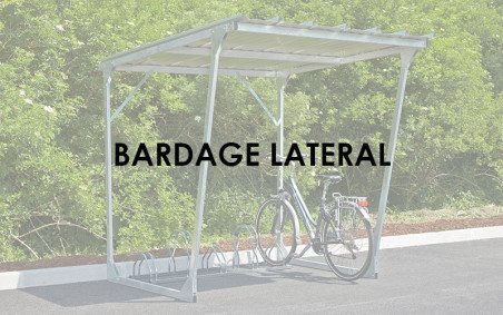 BARDAGE LATERAL POUR ABRI ECONOMIQUE
