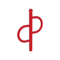 APPUI VELO LUNAC - BOULE - ROUGE