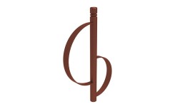 SUPPORT CYCLE ALICE - CITY - ASPECT CORTEN