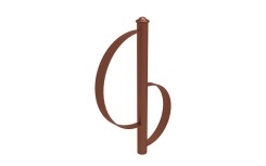 SUPPORT CYCLE ALICE - AGORA - ASPECT CORTEN