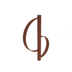 SUPPORT CYCLE ALICE - INOX - ASPECT CORTEN