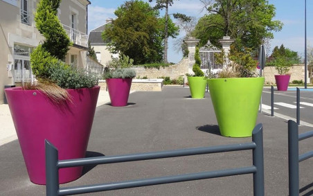 POT VASE LILOU FUCHSIA VERT ANIS