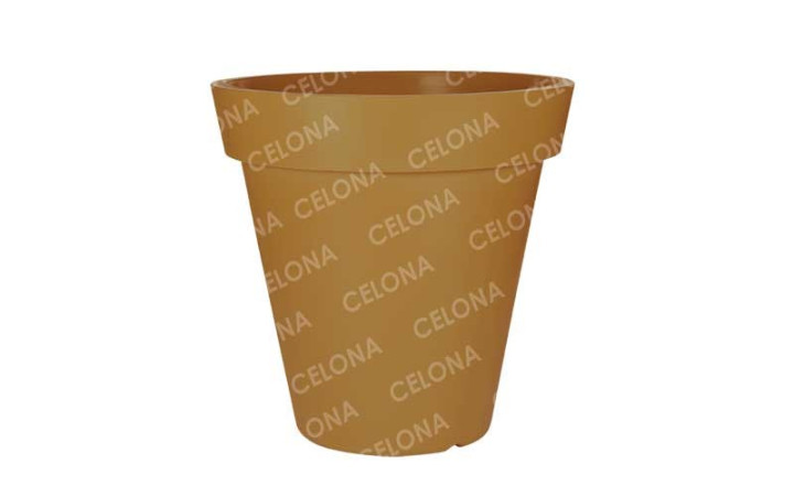 POT ROND POLYETHYLENE TERRE CUITE