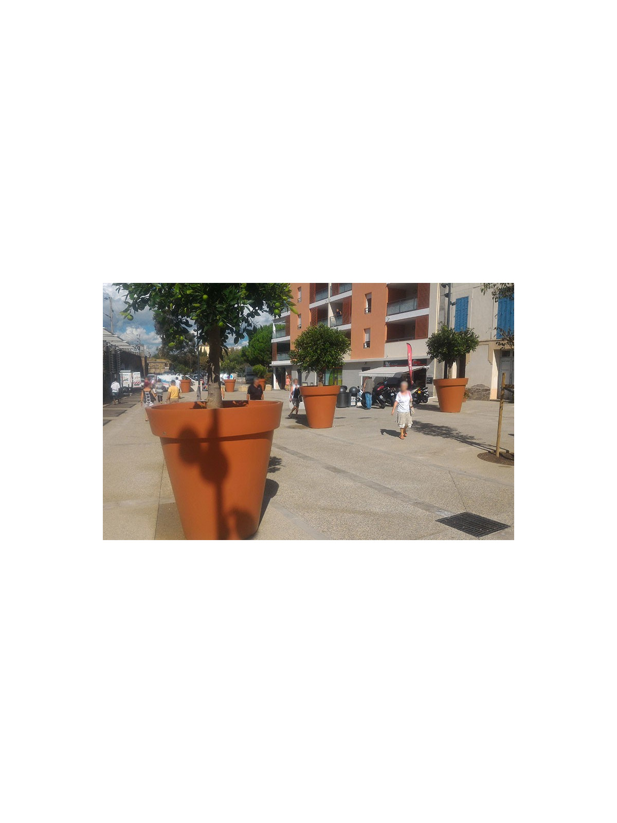 POT ROND POLYETHYLENE TC TERRE CUITE