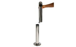 CENDRIER SUR PIED INOX