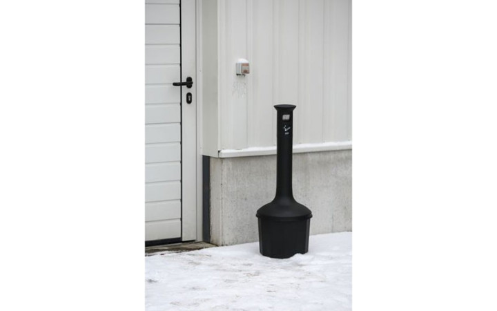 CENDRIER SUR PIED EN PLASTIQUE