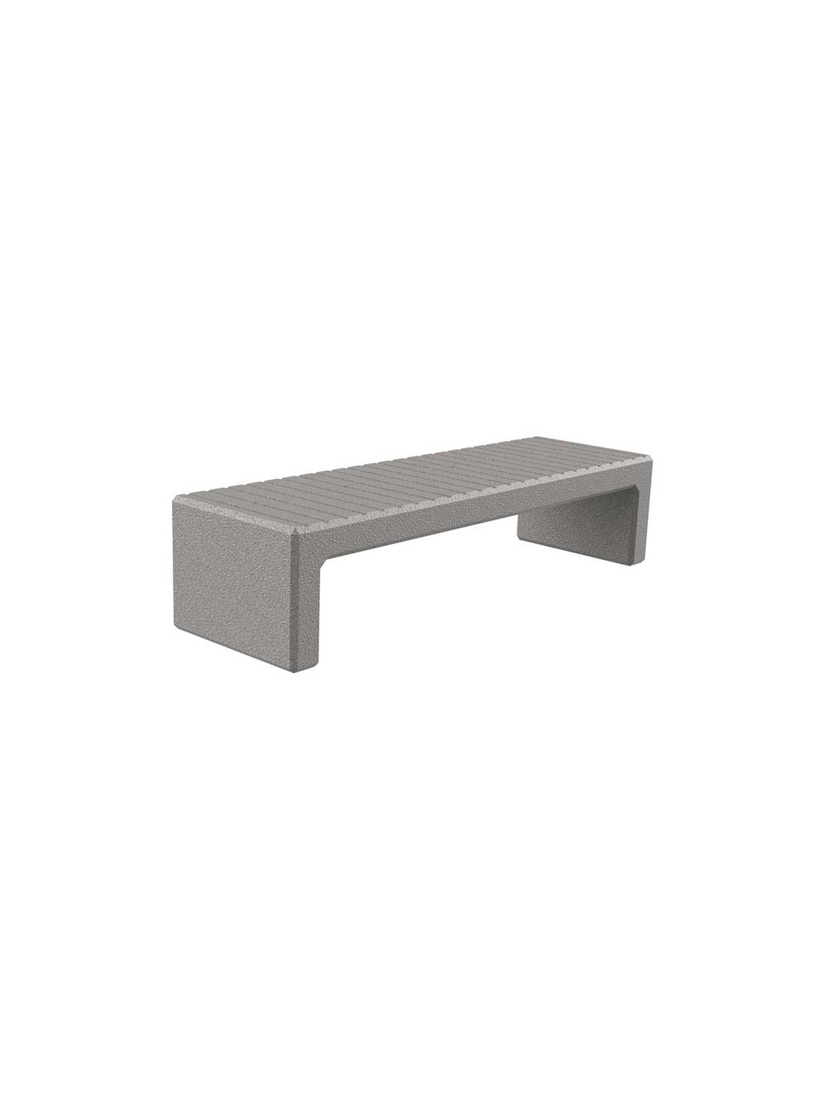 BANQUETTE POLYETHYLENE CALVI GRIS FONCE