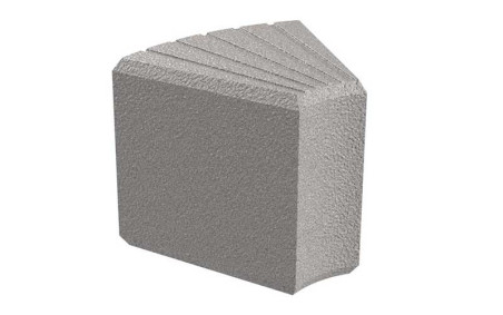 ANGLE POLYETHYLENE CALVI GRIS FONCE