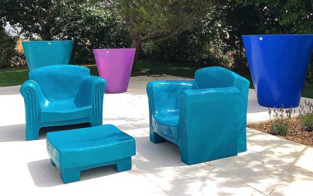 MISE EN SITUATION
FAUTEUIL DE REPOS DESIGN EN POLYÉTHYLÈNE