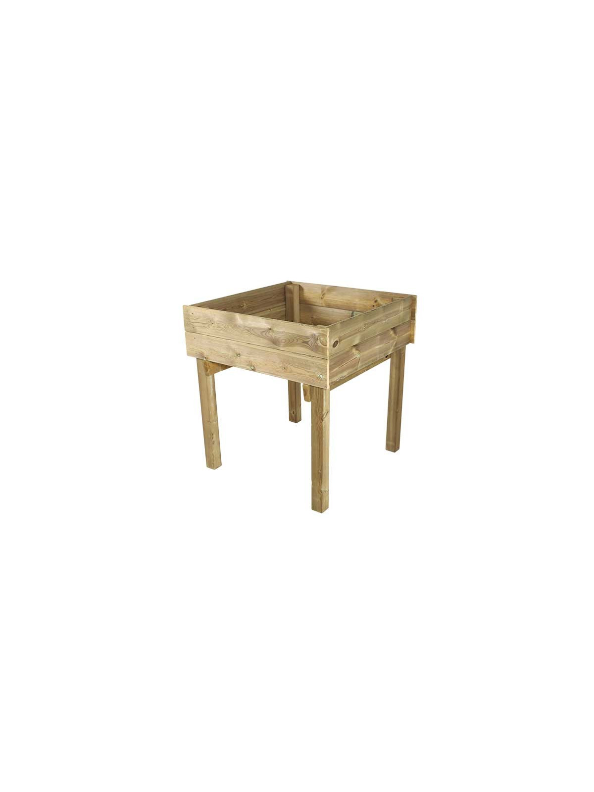 TABLE POTAGÈRE SIMPLE EN BOIS CARRÉ POUR ENFANT 
TABLE DE CULTURE SUR PIED POUR ÉCOLE