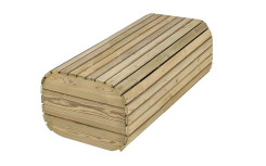 TABLE BASSE DESIGN EN BOIS YUMA MOBILIER DE DÉTENTE MODERNE POUR BAR GUINGUETTE ET ENTREPRISE