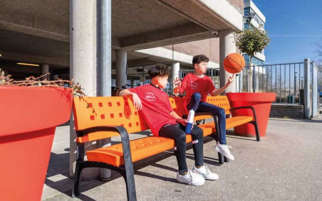 BANC POLYETHYLENE URBAN ORANGE