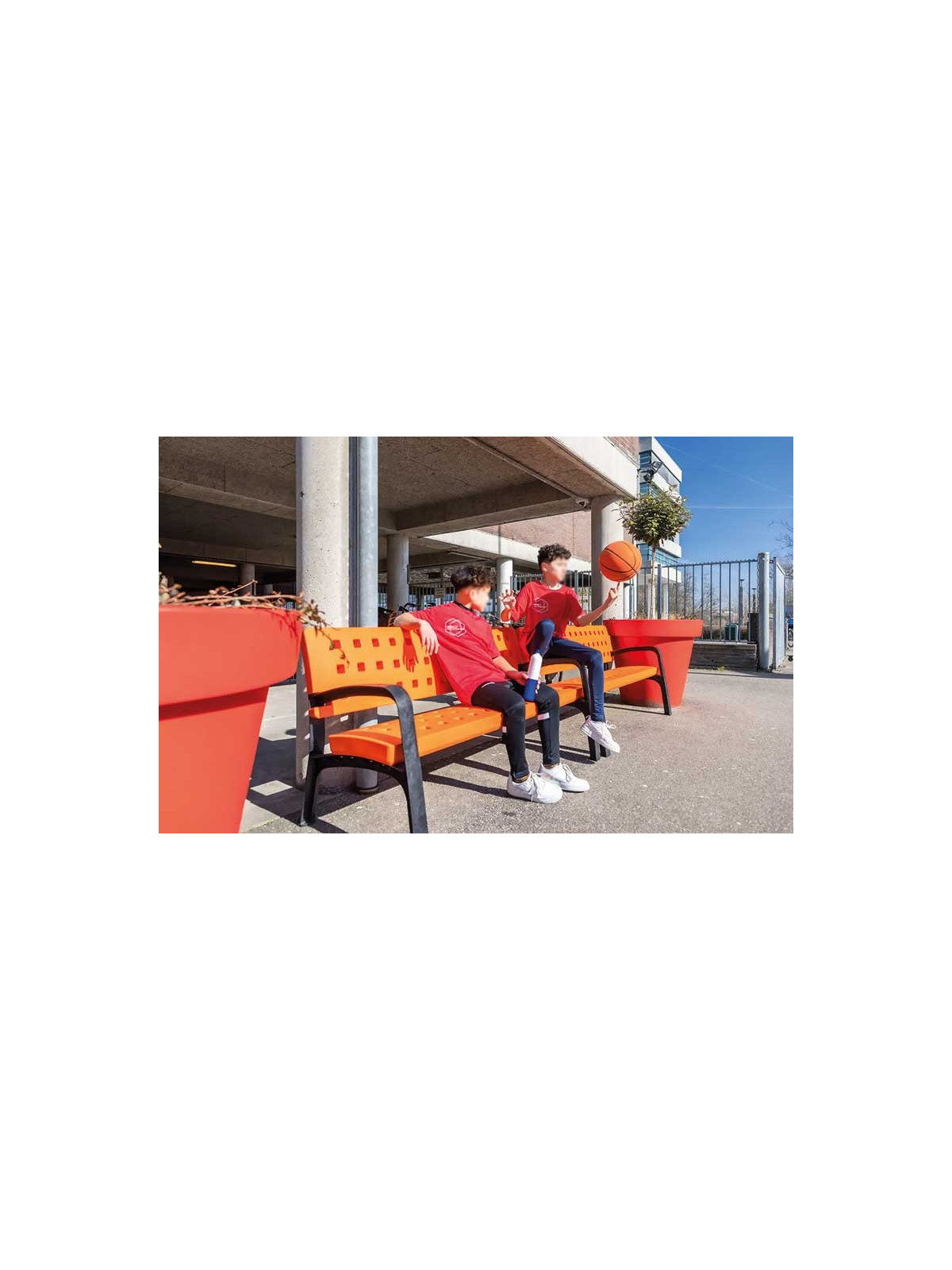 BANC POLYETHYLENE URBAN ORANGE