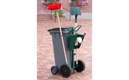 CHARIOT DE VOIRIE POUR CONTENEUR MISE EN SITUATION