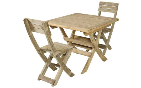 TABLE REPLIABLE CHAMPETRE L 900 MM