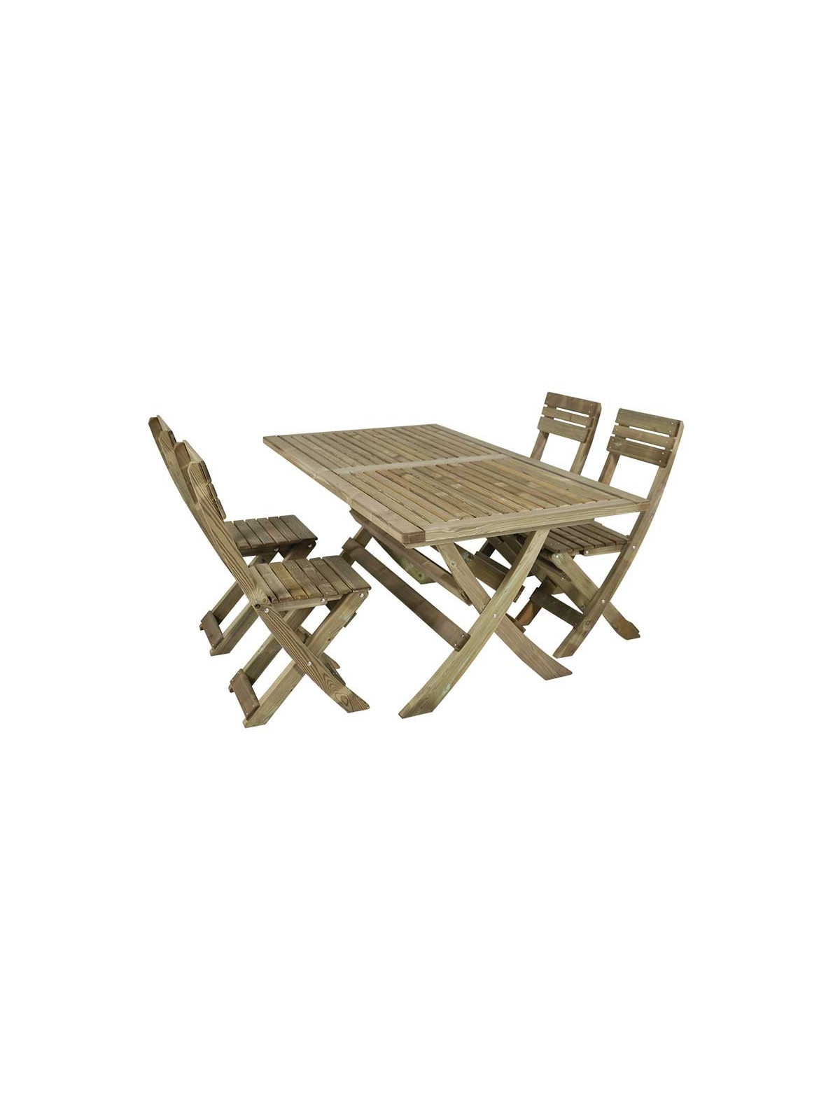 TABLE REPLIABLE CHAMPETRE L 1750 MM