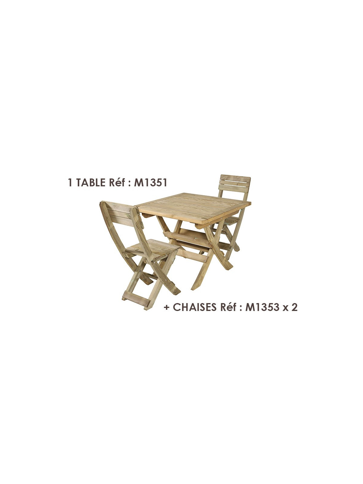 CHAISE REPLIABLE CHAMPETRE
