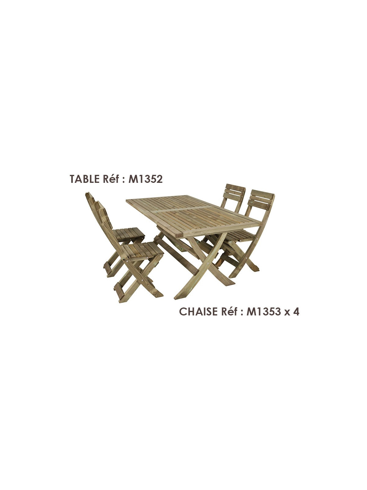 CHAISE REPLIABLE CHAMPETRE