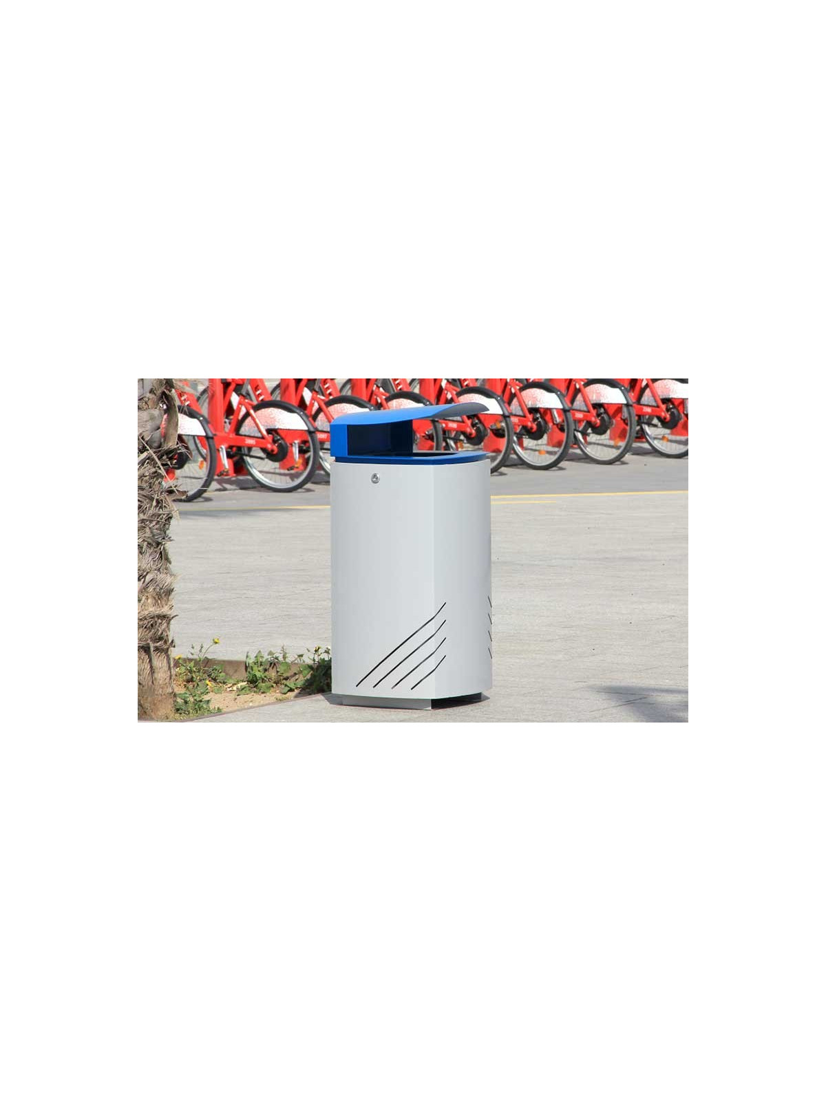 CORBEILLE LIMOSA AVEC COUVERCLE BLEU