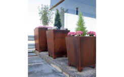 JARDINIÈRE ALES CARRES ACIER CORTEN