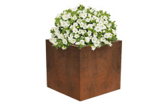 JARDINIERE ALES CARRE ACIER CORTEN